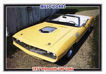 #88 1971 Plymouth 340 Cuda - 1992 Collect-A-Card Muscle Cars