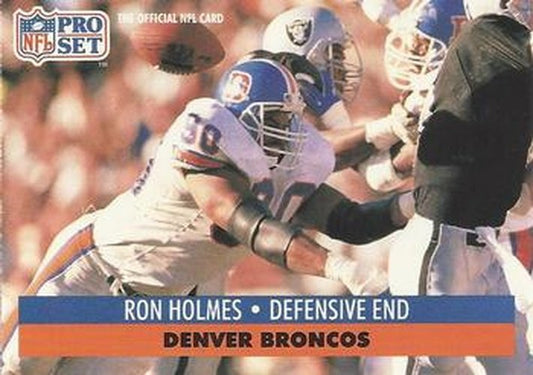 #488 Ron Holmes - Denver Broncos - 1991 Pro Set Football
