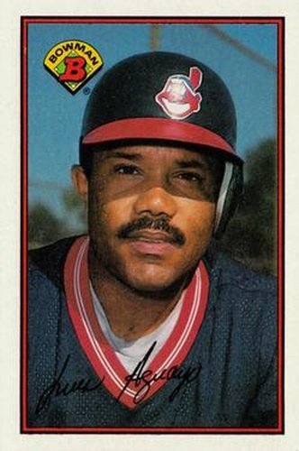 #88 Luis Aguayo - Cleveland Indians - 1989 Bowman Baseball