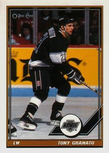 #88 Tony Granato - Los Angeles Kings - 1991-92 O-Pee-Chee Hockey