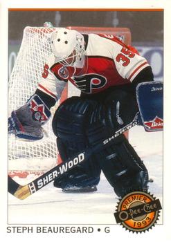 #88 Stephane Beauregard - Philadelphia Flyers - 1992-93 O-Pee-Chee Premier Hockey