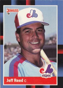 #88 Jeff Reed - Montreal Expos - 1988 Donruss Baseball