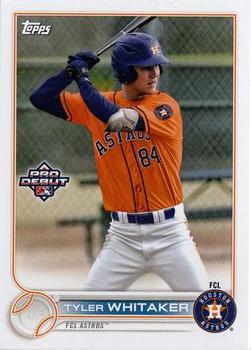 #PD-88 Tyler Whitaker - FCL Astros - 2022 Topps Pro Debut Baseball