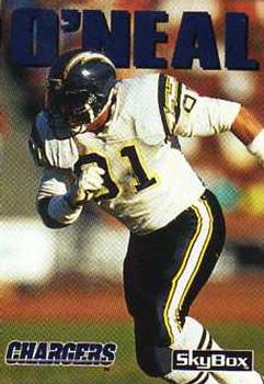 #88 Leslie O'Neal - San Diego Chargers - 1992 SkyBox Impact Football