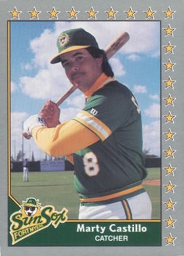 #88 Marty Castillo - Fort Myers Sun Sox - 1990 Pacific Senior League Baseball
