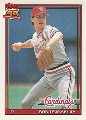 #88 Bob Tewksbury - St. Louis Cardinals - 1991 O-Pee-Chee Baseball
