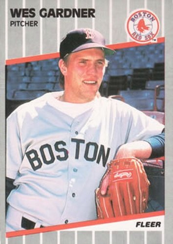 #88 Wes Gardner - Boston Red Sox - 1989 Fleer Baseball
