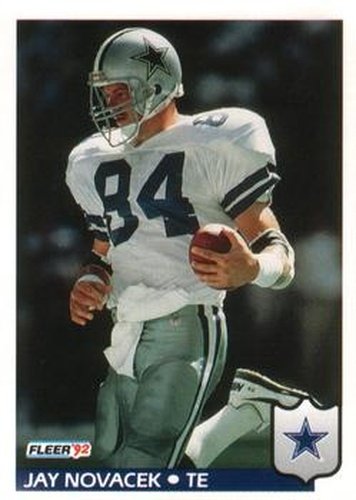 #88 Jay Novacek - Dallas Cowboys - 1992 Fleer Football