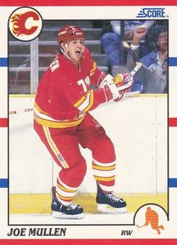 #88 Joe Mullen - Calgary Flames - 1990-91 Score Hottest and Rising Stars Hockey