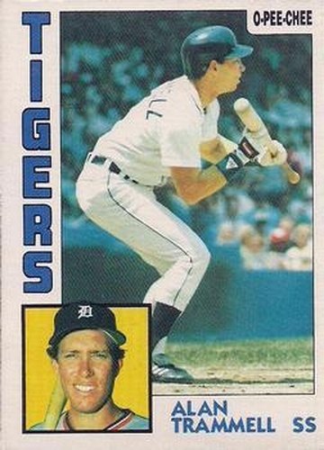 #88 Alan Trammell - Detroit Tigers - 1984 O-Pee-Chee Baseball
