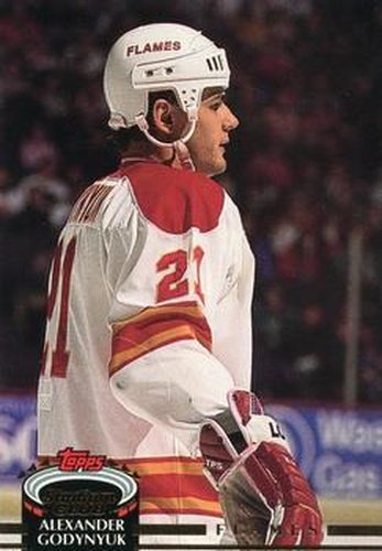 #88 Alexander Godynyuk - Calgary Flames - 1992-93 Stadium Club Hockey
