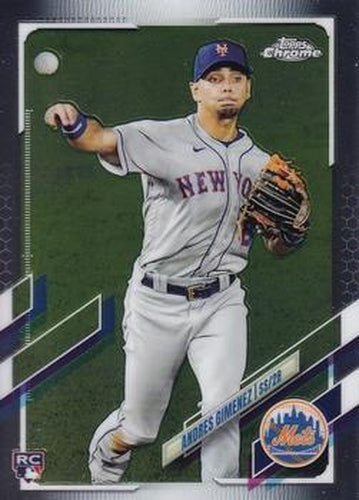 #88 Andres Gimenez - New York Mets - 2021 Topps Chrome Baseball
