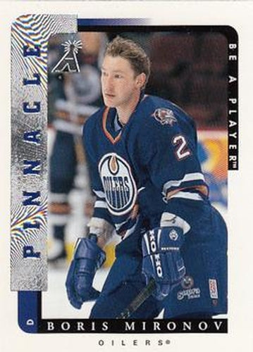 #88 Boris Mironov - Edmonton Oilers - 1996-97 Pinnacle Be a Player Hockey