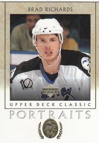 #88 Brad Richards - Tampa Bay Lightning - 2002-03 Upper Deck Classic Portraits Hockey