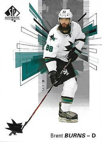 #88 Brent Burns - San Jose Sharks - 2016-17 SP Authentic Hockey