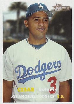 #88 Cesar Izturis - Los Angeles Dodgers - 2006 Topps Heritage Baseball