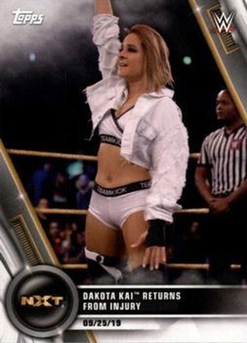 #88 Dakota Kai Returns From Injury - 2020 Topps WWE Women's Division Wrestling