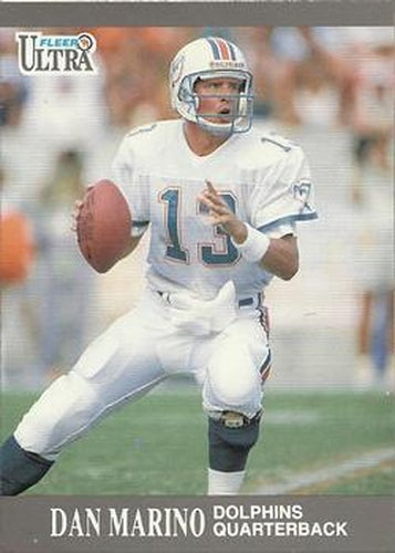 #88 Dan Marino - Miami Dolphins - 1991 Ultra Football