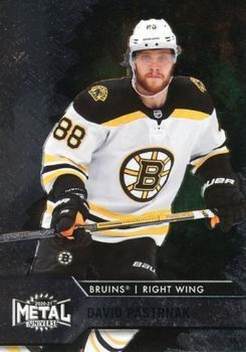 #88 David Pastrnak - Boston Bruins - 2020-21 Skybox Metal Universe Hockey