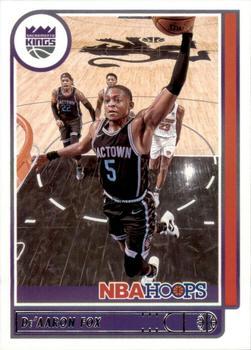#88 De'Aaron Fox - Sacramento Kings - 2021-22 Hoops Basketball
