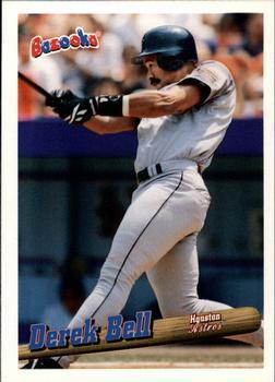#88 Derek Bell - Houston Astros - 1996 Bazooka Baseball