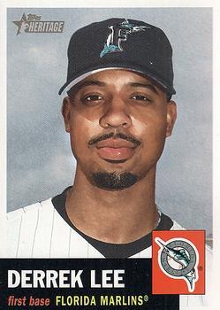 #88 Derrek Lee - Florida Marlins - 2002 Topps Heritage Baseball
