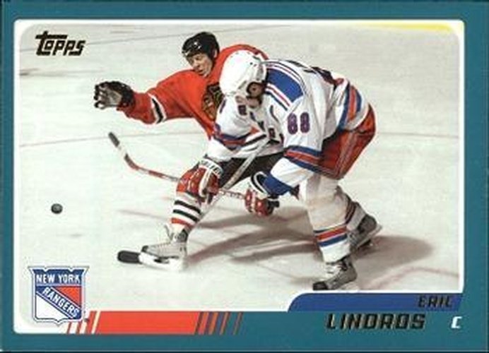 #88 Eric Lindros - New York Rangers - 2003-04 Topps Hockey