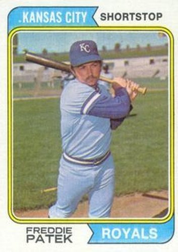 #88 Freddie Patek - Kansas City Royals - 1974 Topps Baseball