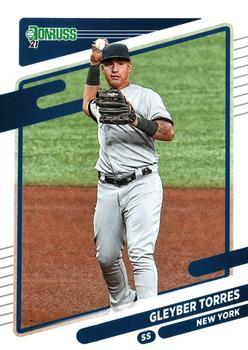 #88 Gleyber Torres - New York Yankees - 2021 Donruss Baseball