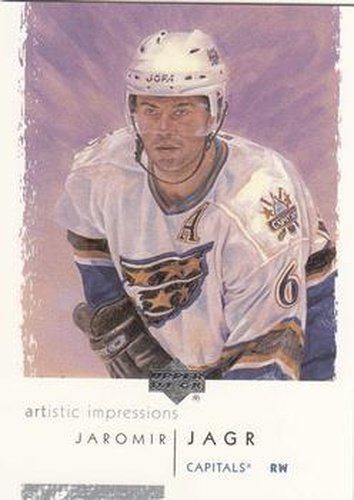 #88 Jaromir Jagr - Washington Capitals - 2002-03 UD Artistic Impressions Hockey