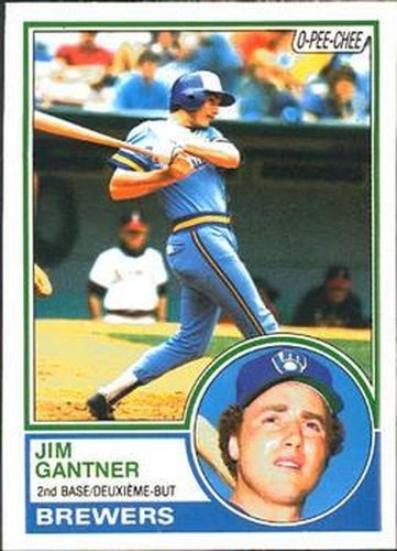 #88 Jim Gantner - Milwaukee Brewers - 1983 O-Pee-Chee Baseball