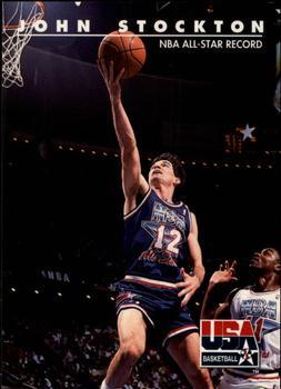 #88 John Stockton - USA - 1992 SkyBox USA Basketball