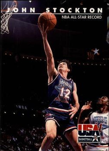 #88 John Stockton - USA - 1992 SkyBox USA Basketball