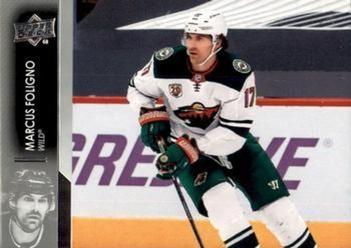 #88 Marcus Foligno - Minnesota Wild - 2021-22 Upper Deck Hockey