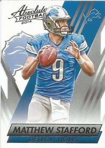 #88 Matthew Stafford - Detroit Lions - 2014 Panini Absolute - Retail Football