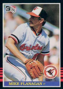 #88 Mike Flanagan - Baltimore Orioles - 1985 Donruss Baseball