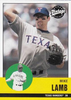 #88 Mike Lamb - Texas Rangers - 2001 Upper Deck Vintage Baseball