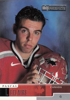#88 Pascal Leclaire - Canada - 1999-00 Upper Deck Prospects Hockey
