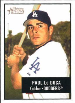 #88 Paul Lo Duca - Los Angeles Dodgers - 2003 Bowman Heritage Baseball