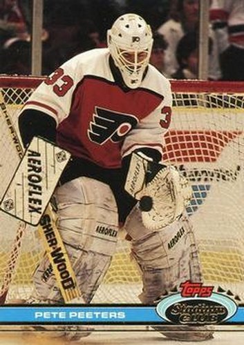 #88 Pete Peeters - Philadelphia Flyers - 1991-92 Stadium Club Hockey