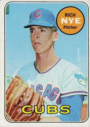 #88 Rich Nye - Chicago Cubs - 1969 Topps Baseball