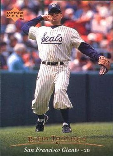 #88 Robby Thompson - San Francisco Giants - 1995 Upper Deck Baseball
