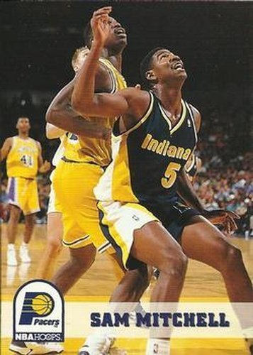 #88 Sam Mitchell - Indiana Pacers - 1993-94 Hoops Basketball