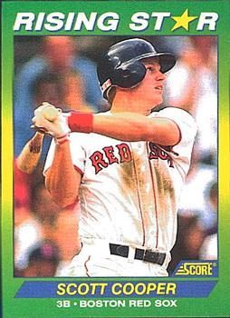 #88 Scott Cooper - Boston Red Sox - 1992 Score 100 Rising Stars Baseball