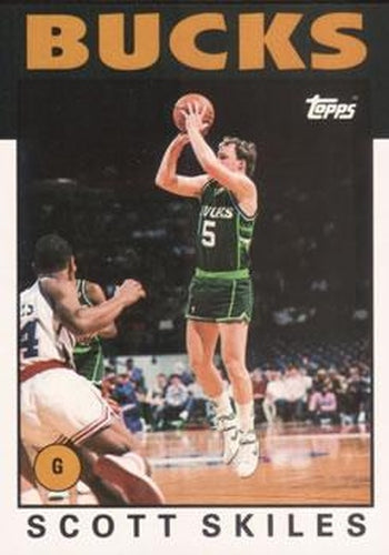 #88 Scott Skiles - Milwaukee Bucks - 1992-93 Topps Archives Basketball