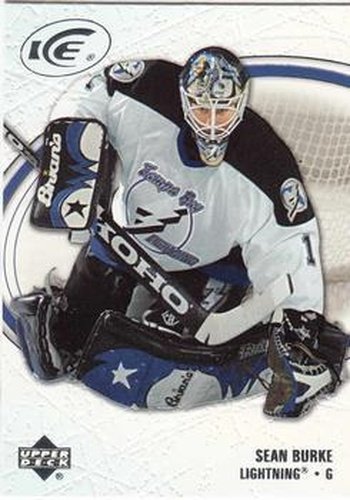 #88 Sean Burke - Tampa Bay Lightning - 2005-06 Upper Deck Ice Hockey