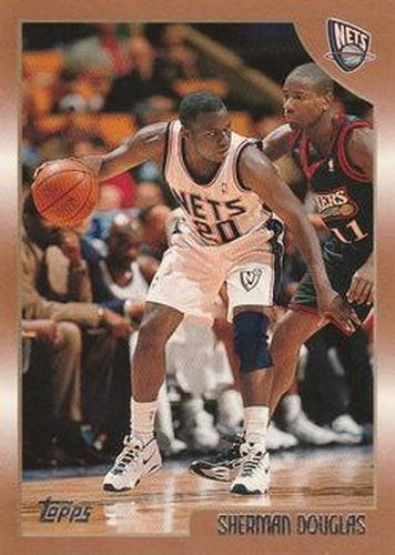 #88 Sherman Douglas - New Jersey Nets - 1998-99 Topps Basketball
