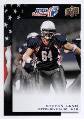 #88 Stefen Land - USA - 2014 Upper Deck USA Football