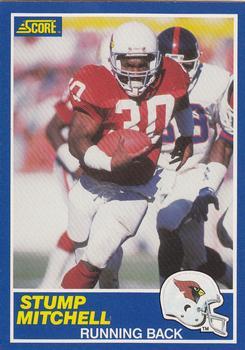 #88 Stump Mitchell - Phoenix Cardinals - 1989 Score Football