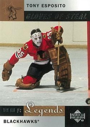 #88 Tony Esposito - Chicago Blackhawks - 2001-02 Upper Deck Legends Hockey